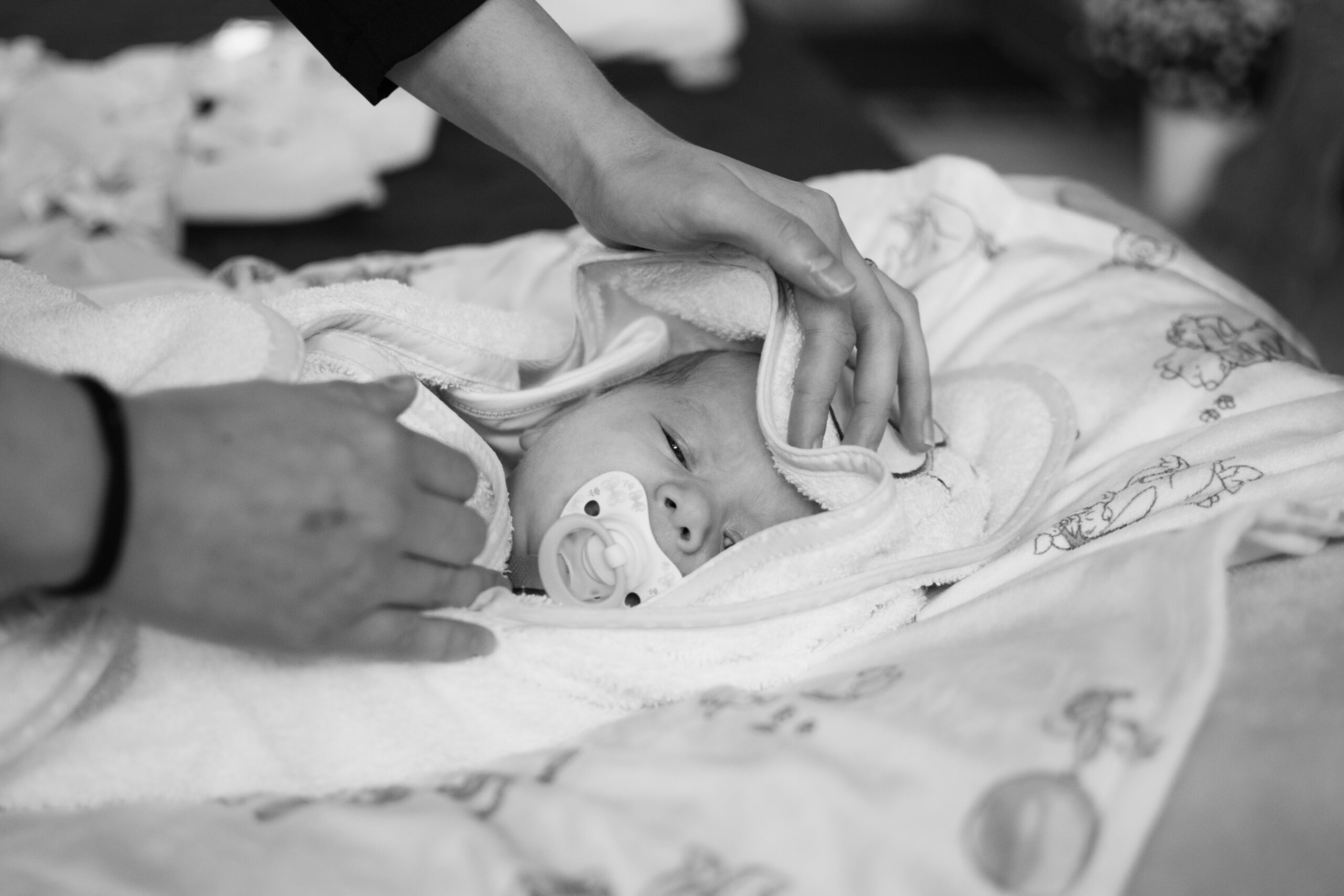 Copii in biserica la Botez